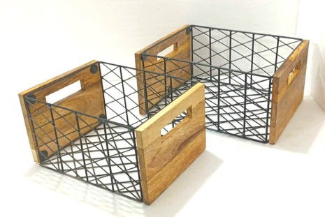 Rectangular Iron Basket