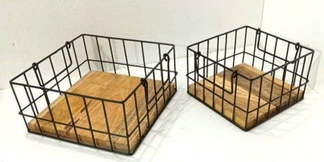 Square Iron Basket