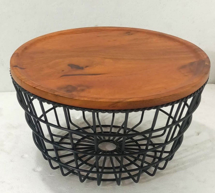 Round Iron Basket