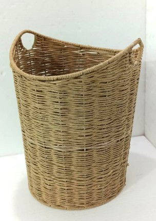 Iron & Rafiya Yarn Basket