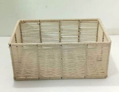 Iron & Woven Basket