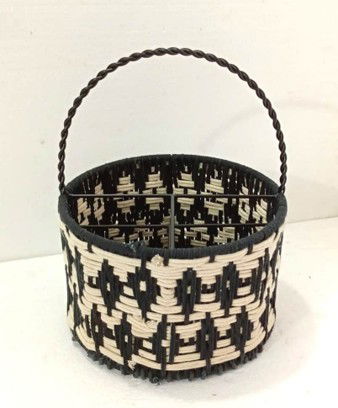 Iron & Woven Basket