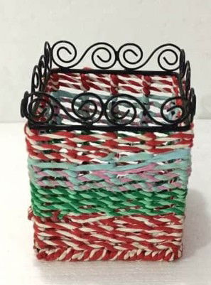 Iron Woven Basket