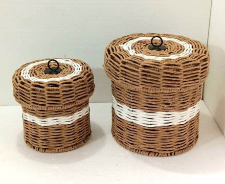 Iron Rafiya Yearn Basket