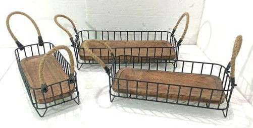 Rectangular Iron Basket