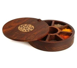 Round Design with 7  Box Container 