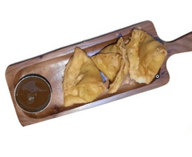 Wooden Bat Shape Seving Platter 