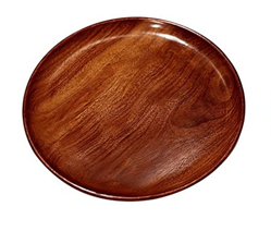 Wooden Round Serving Platter 