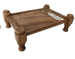 Wooden Khat Serving Platter 