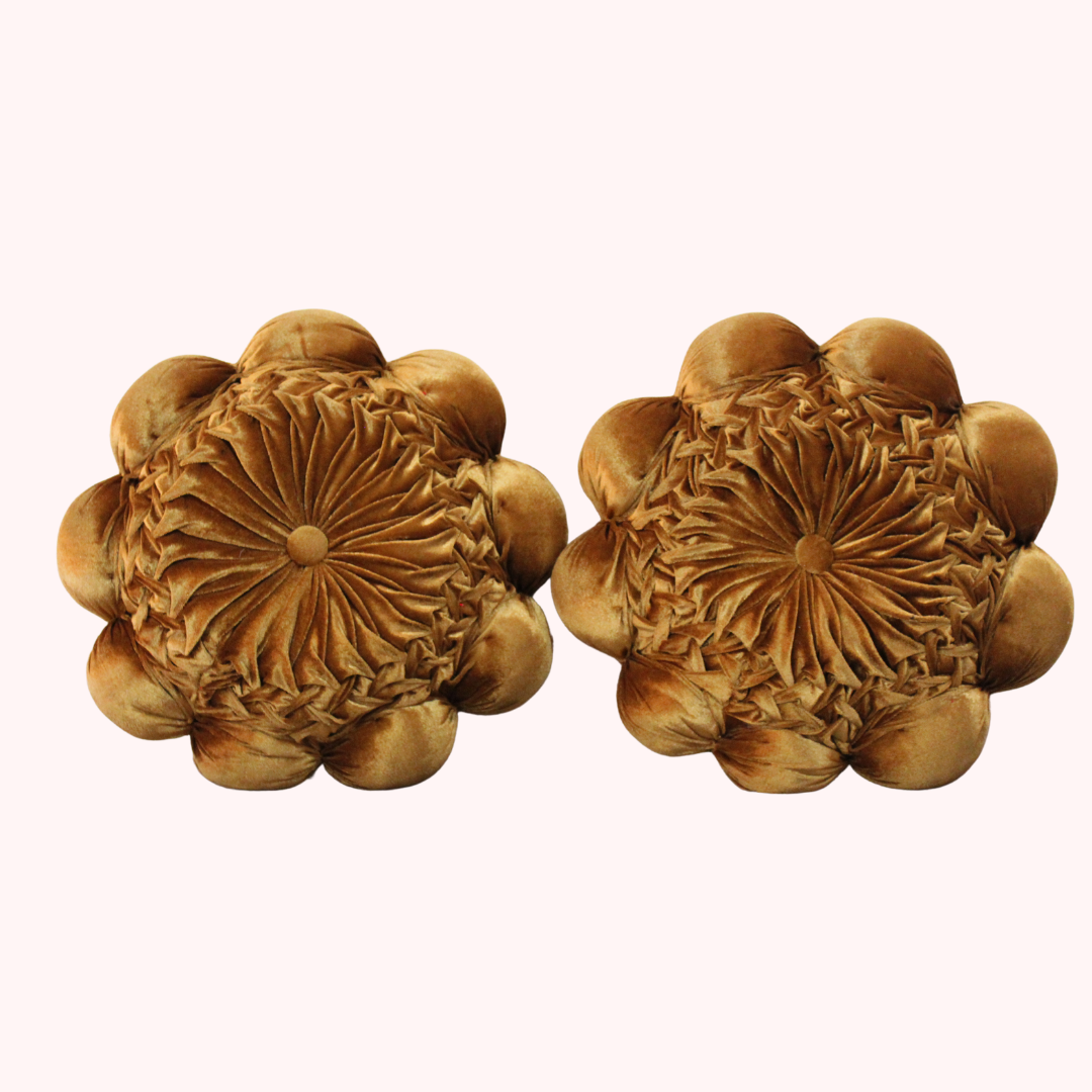 Golden Brown Color Round Shape