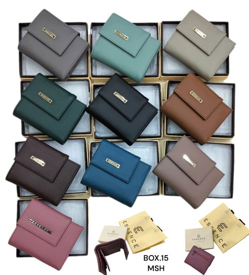 Elegant Ladies Mini Wallets – Compact & Stylish Bi-Fold Design Image