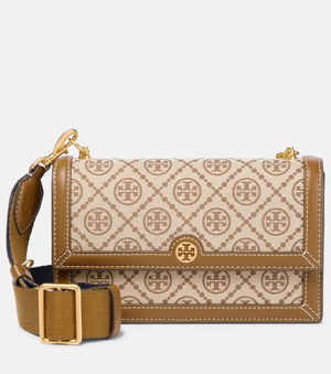 TORY BURCH T Monogram Jacquard Small Shoulder Bag