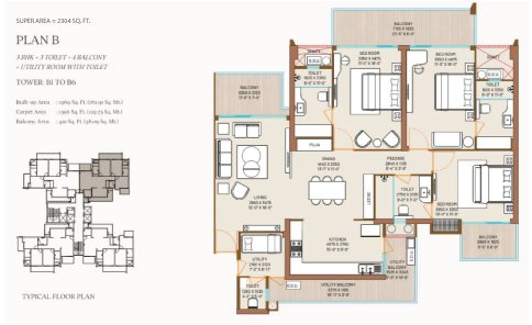 Ivory County Sector 115 Floor Plan