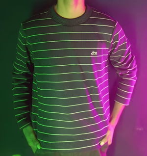 Men Full Sleeve Striped Sweatshirt AW2