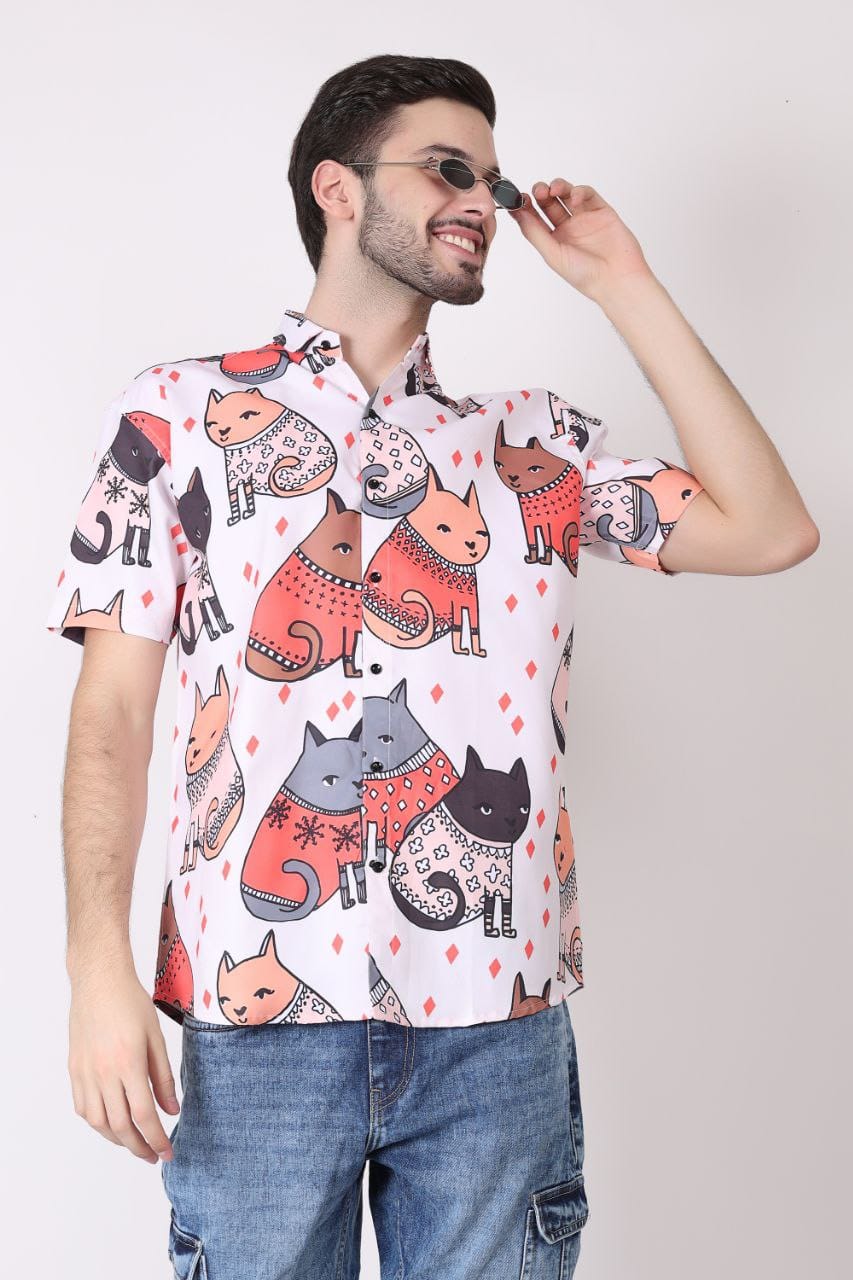 Fancy Partywear Men Shirts – Perfect for Beach & Party Vibes! (BK07)