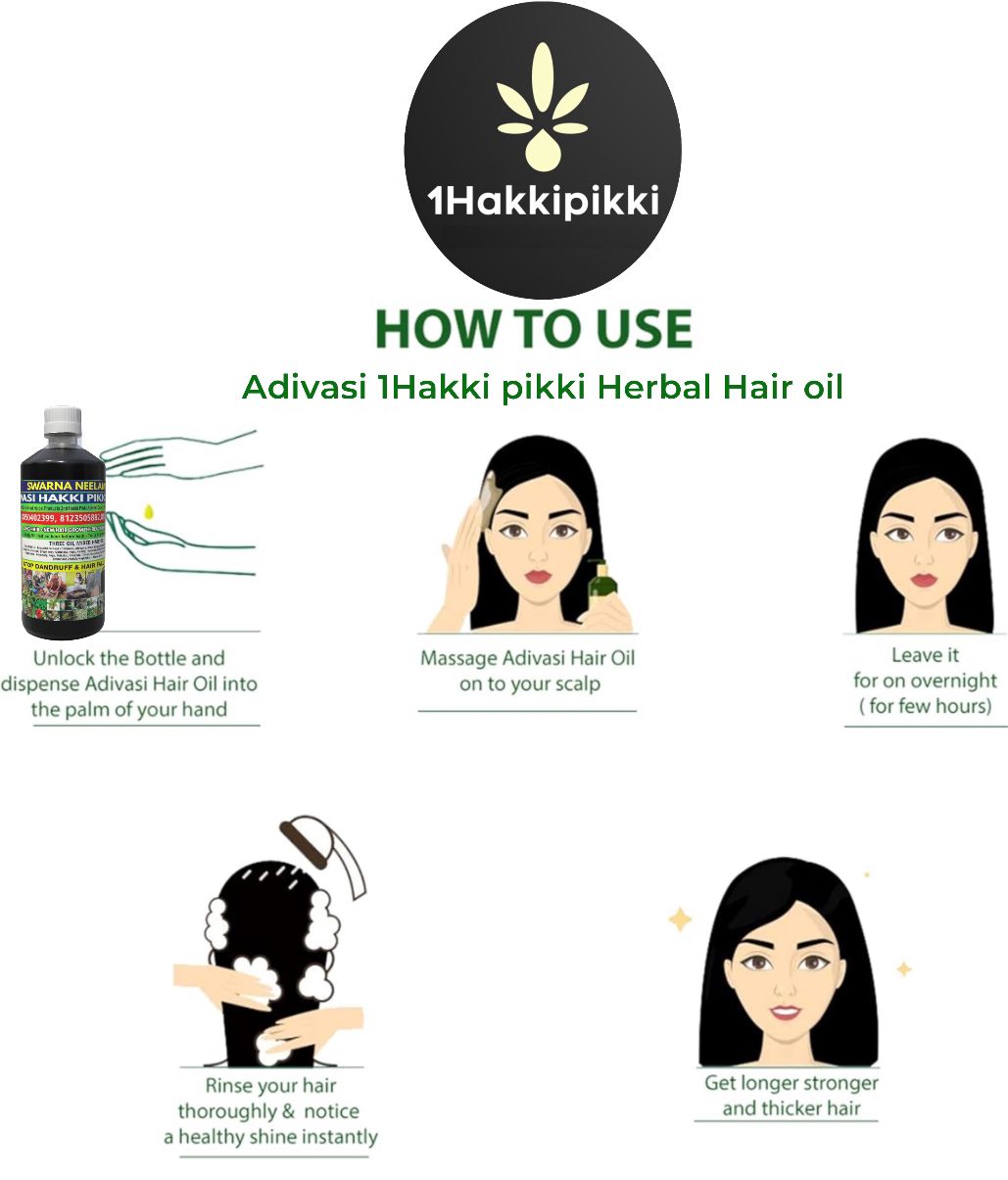 1Hakkipikki Adivasi Hair oil  Image 