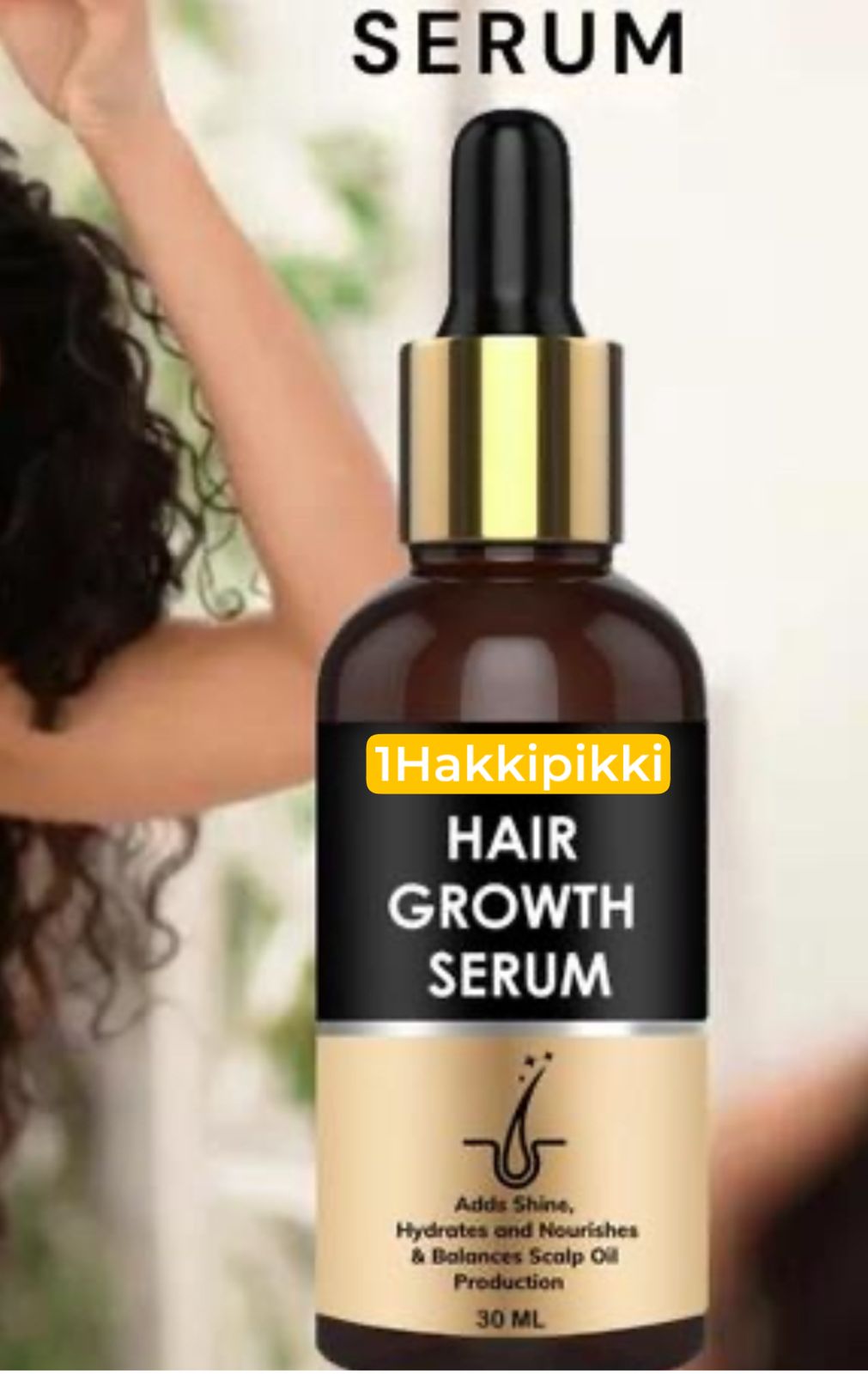 1Hakki Pikki Brahmi Hair Growth Serum 30ml Image 