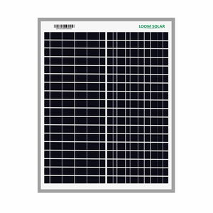 Loom Solar 20Wp, 12V PV Module for Small Battery Charging & DIY Projects Image