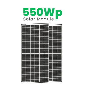 Loom Solar Mono Perc Harf Cut Shark 550 Watt, 144 Solar Cells PV Module Image