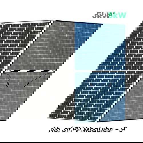 Loom Solar 5kW Solar Panel - Shark 575W * 9, 24V PV Module