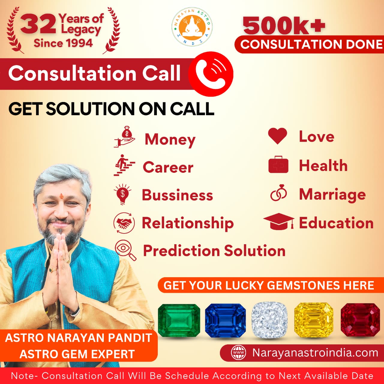 Consultation call for astrology and horoscope analysis