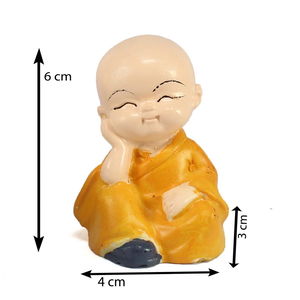 Polyresin Buddha Monk  Showpiece