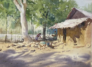 Village Life  Image