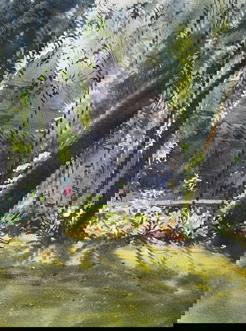 Basic watercolor landscape 
