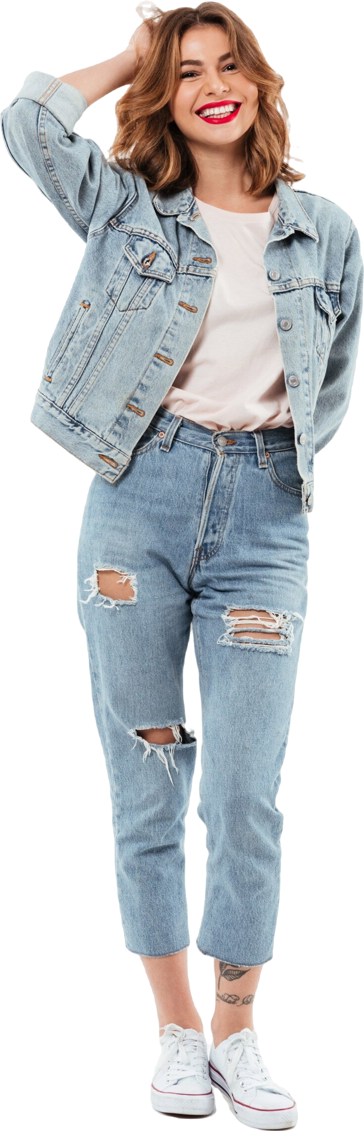 Premium Slim-Fit Denim Jeans Image