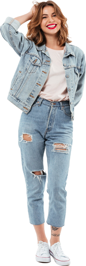 Premium Slim-Fit Denim Jeans Image