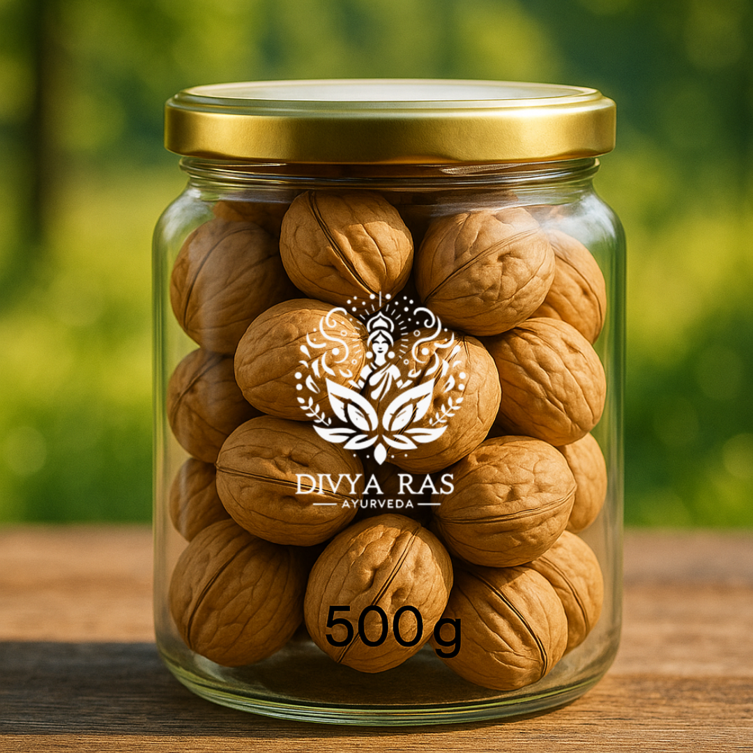 Divya Ras Ayurveda 500 gm Premium Walnuts  Image