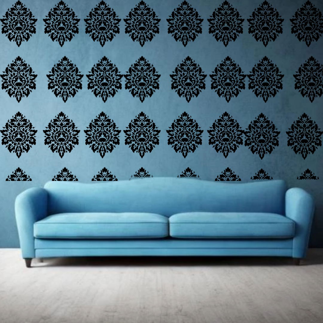 Perennial Petals - Reusable Wall Art Stencil for DIY Crafts and Décor