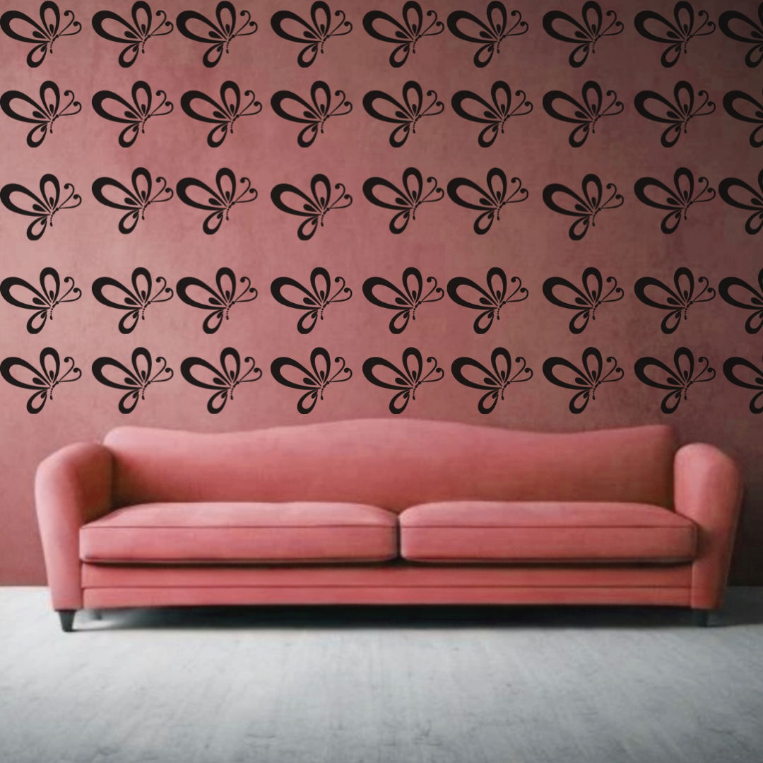 Bliss  Butterfly Vector - Reusable Wall Art Stencil for DIY Crafts and Décor