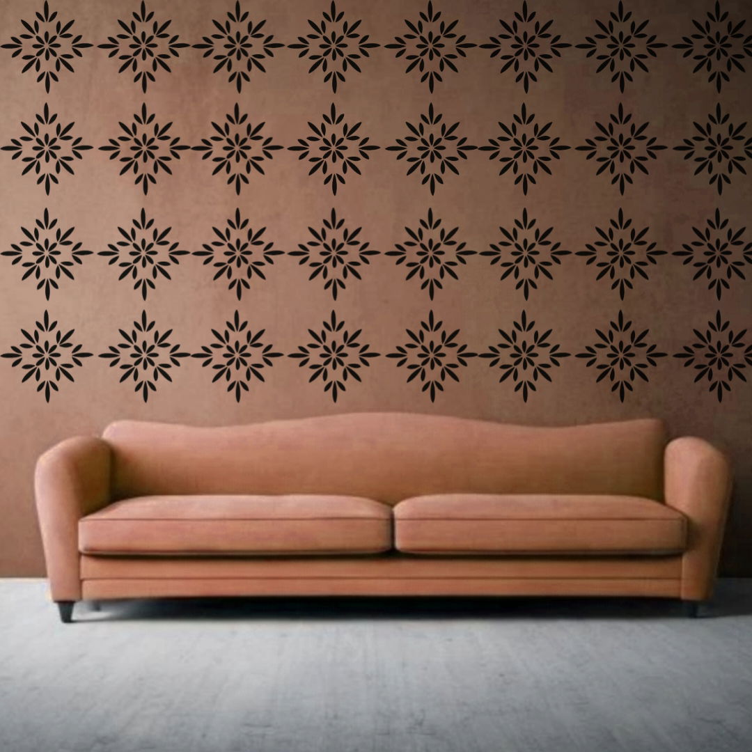 Winter Whimsy - Reusable Wall Art Stencil for DIY Crafts and Décor