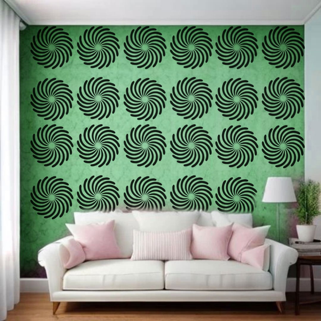 Doodle Delight - Reusable Wall Art Stencil for DIY Crafts and Décor