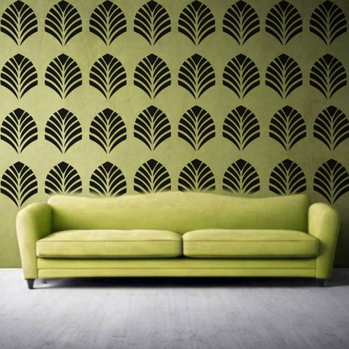 Arabesque Grace Reusable Wall Art Stencil for DIY Crafts and Decor