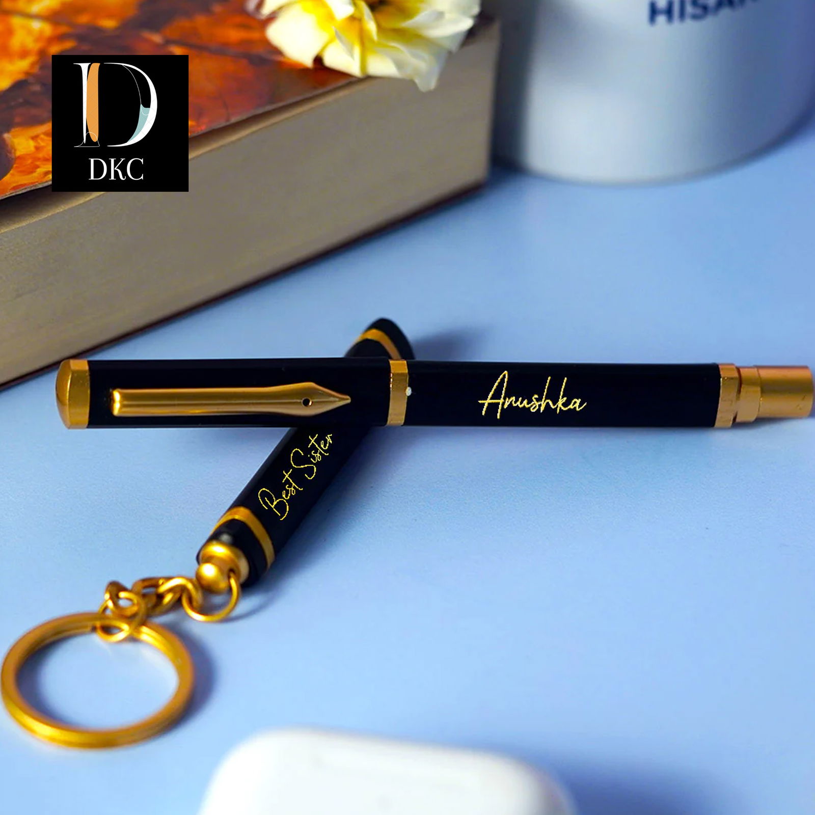 PREMIMUM TRIANGLE PEN KEYCHAIN COMBO SR 28