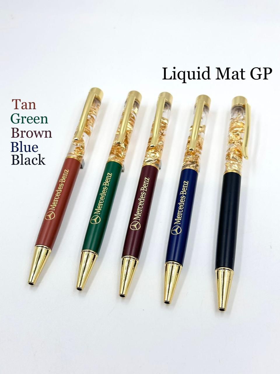 A34  Customized Classic Gold Flake Pen with Name Engraved | Personalized Pen with Name Image