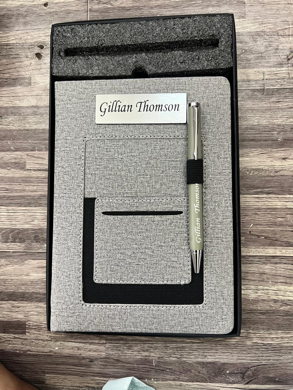 DIARY PEN GREY  2 IN 1  SR  209 Image