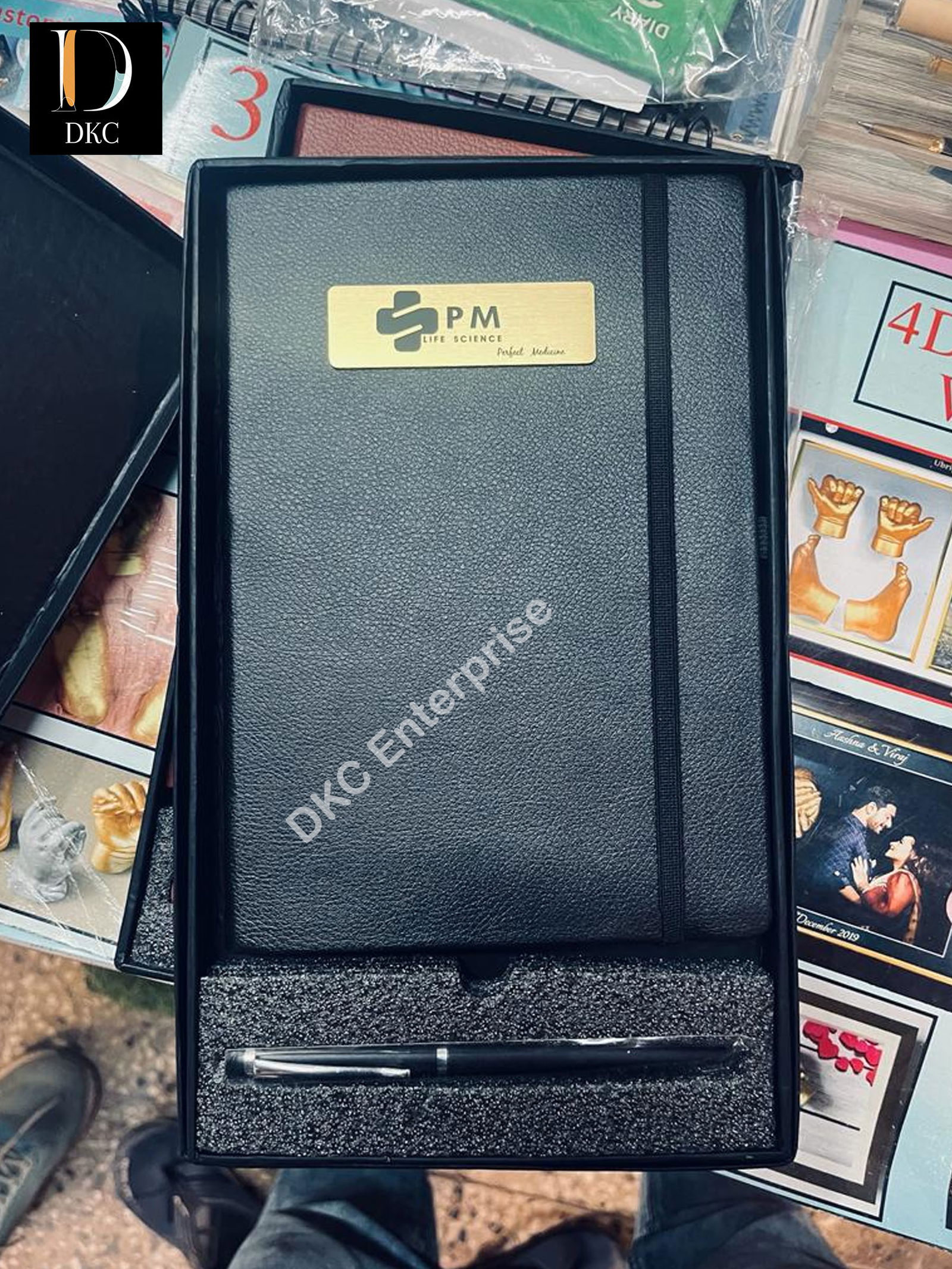 DIARY PEN GREY  2 IN 1  SR  201