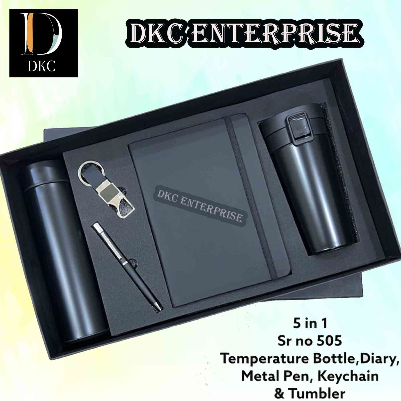 Premium Diary Combo 5 in 1  (  SR  505  BLACK COLOUR ) 