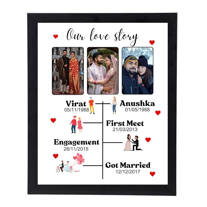 Love Story Collage Frame glass frame Image