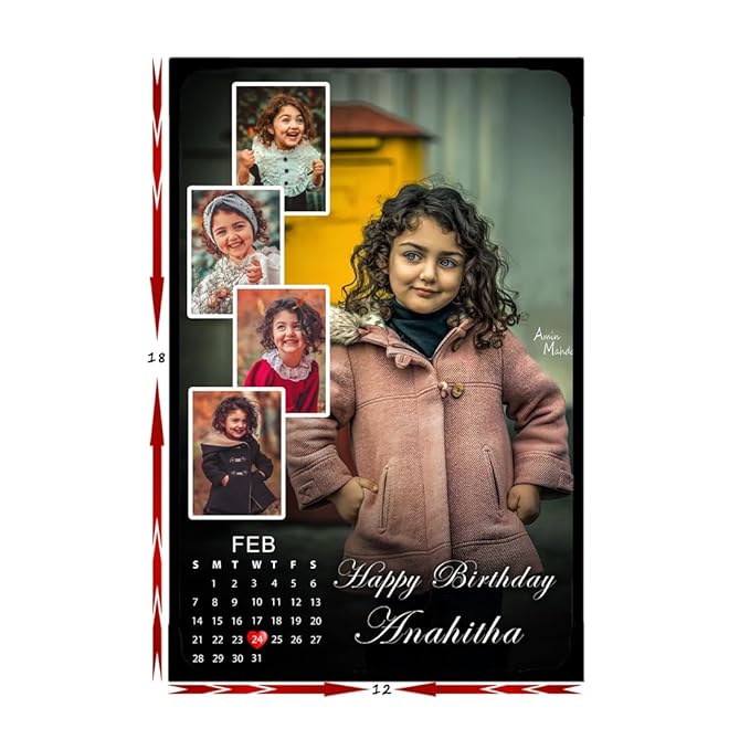 Photo collage Frame with Calendar  04