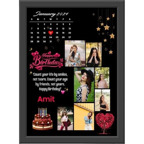 Trending black glass frame a4 szie