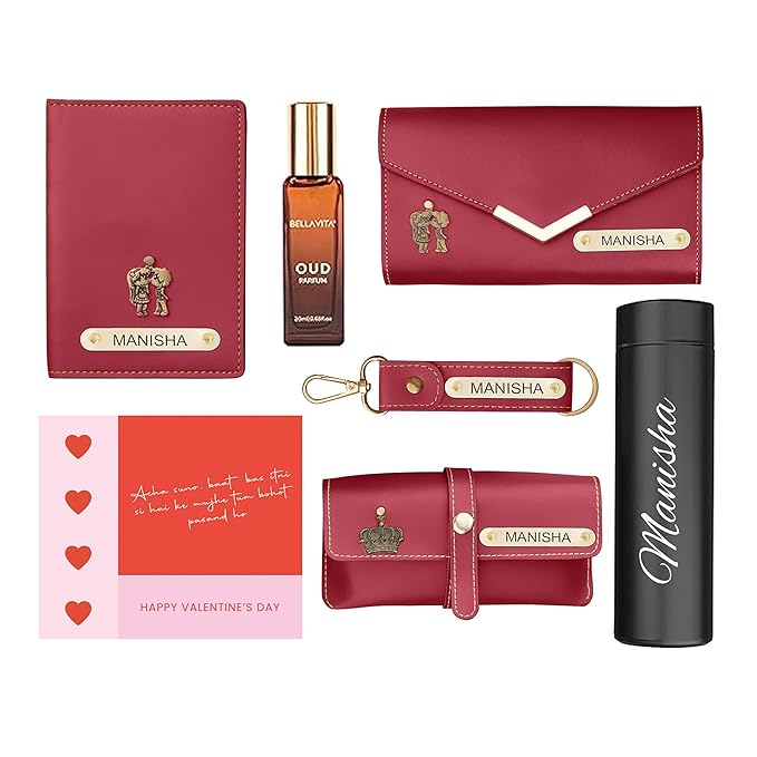 LADIES  6 IN COMBO SET WITH BOTTLE AND PERFUME Image