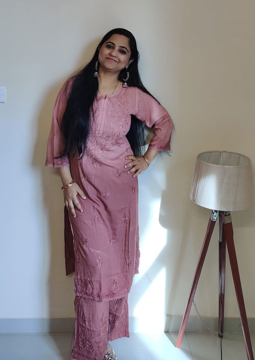 Chikankari Ombre 2 piece set Image