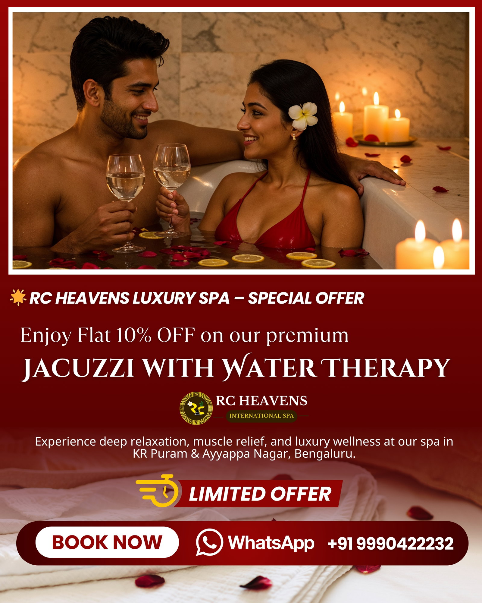 jacuzzi with water therapy