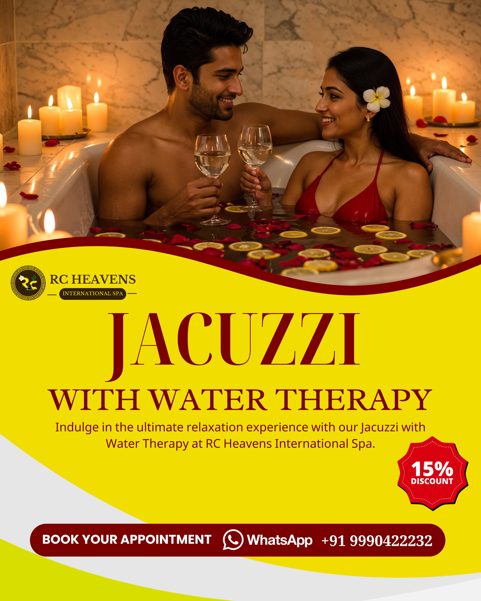 jacuzzi with water therapy