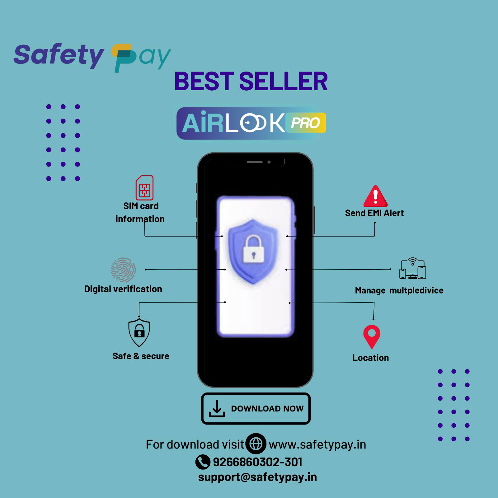 SafetyPay EMI Locker AIRLOCK PRO Image 