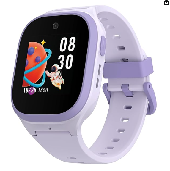 Noise Scout Kids Smartwatch with Assisted GPS Tracking, 4G Video & Voice Call, Safe Zone Alert, SOS Button, Habit Formation, in-Built Games, Buddy App for Parents (Twinkle Purple) Image 